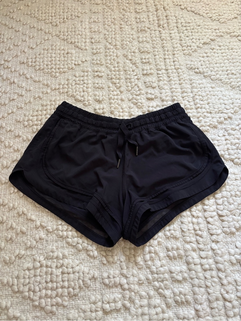 Women's Lululemon Black Active Drawstring Shorts